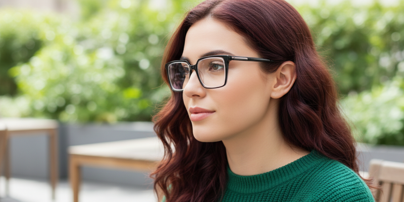 Full Rim Rectangle Premium Eyegalasses