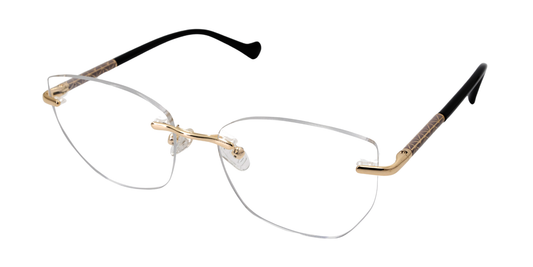 Rimless Cat Eye Premium Eyeglasses
