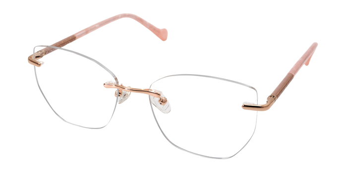 Rimless Cat Eye Premium Eyeglasses