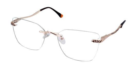 Rimless Cat Eye Premium Eyeglasses