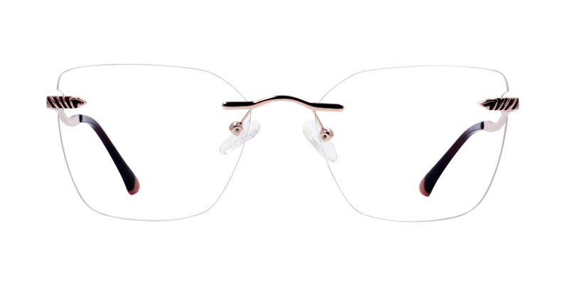 Rimless Cat Eye Premium Eyeglasses