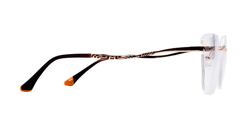 Rimless Cat Eye Premium Eyeglasses