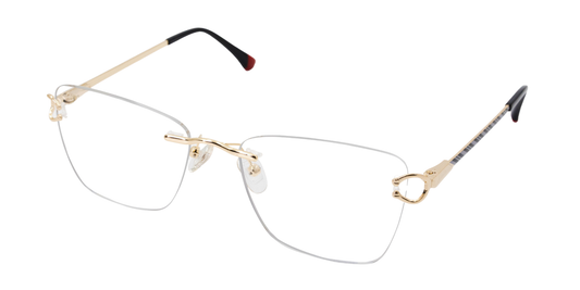 Rimless Cat Eye Premium Eyeglasses