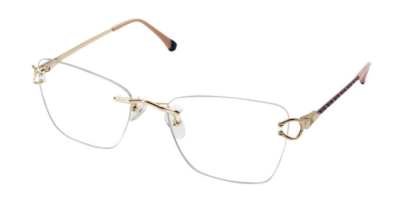 Rimless Cat Eye Premium Eyeglasses