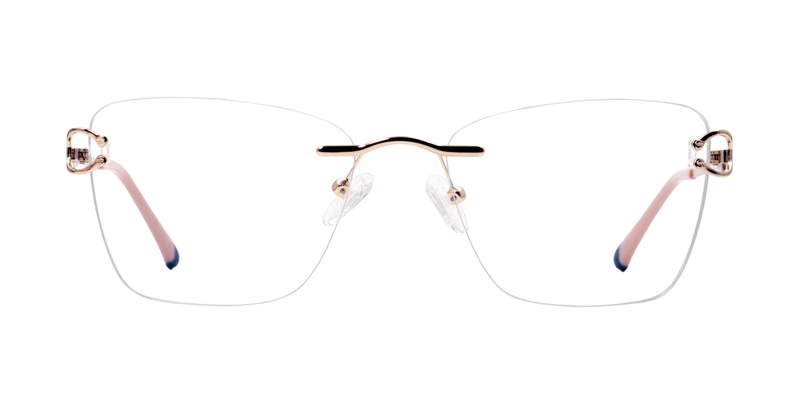 Rimless Cat Eye Premium Eyeglasses