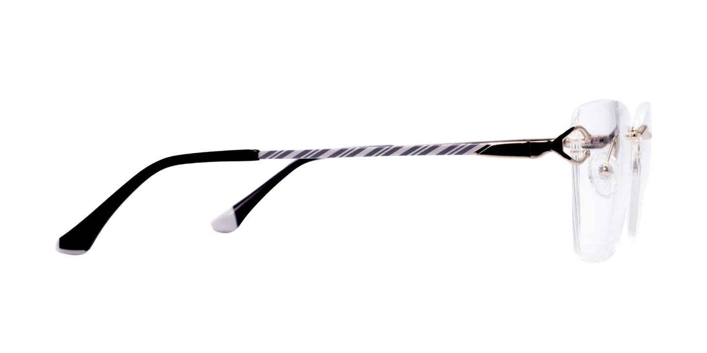 Rimless Cat Eye Premium Eyeglasses