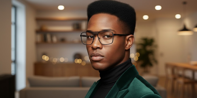 Full Rim Square Classic Eyeglasses
