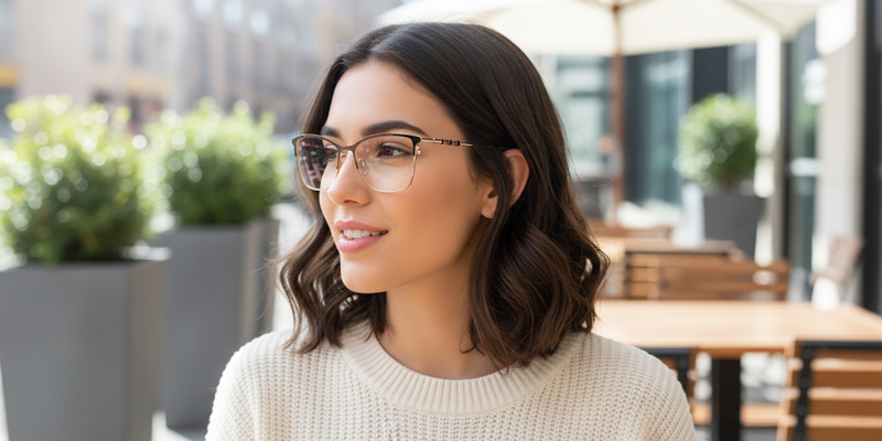 Full Rim Cat Eye Classic Eyeglasses