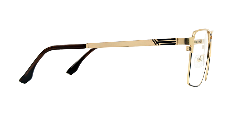Full Rim Double Bridge Rectangle Classic Eyeglasses