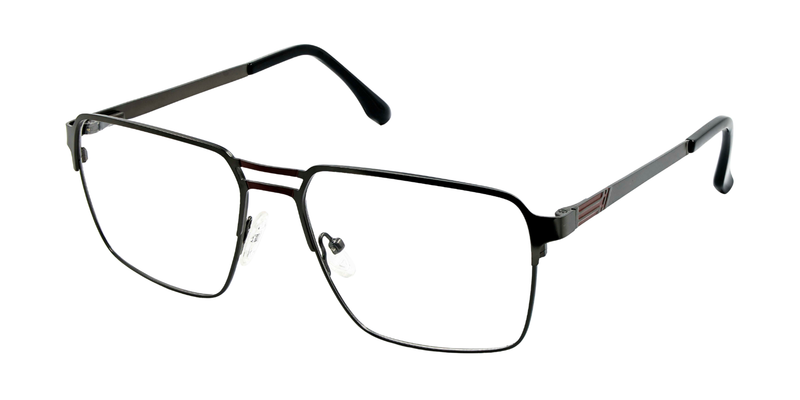 Full Rim Double Bridge Rectangle Classic Eyeglasses
