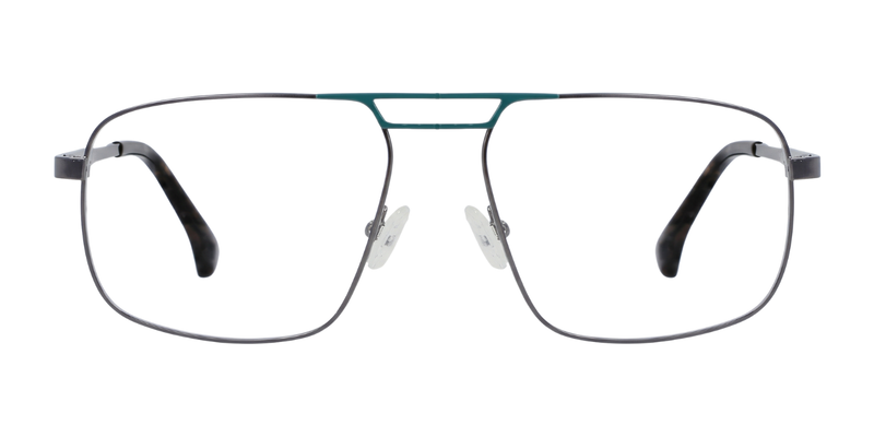 Fashionista Aura GU8615 - Metallic Grey/Green Frame