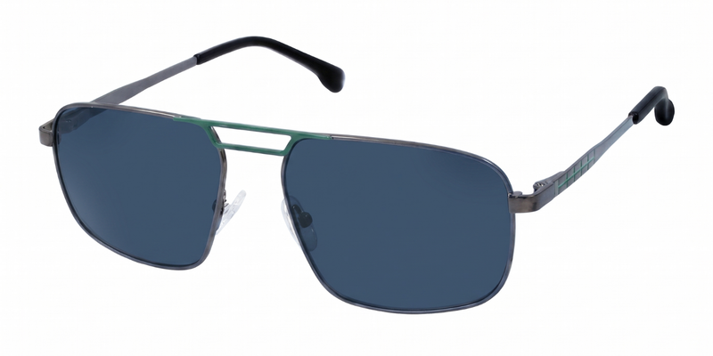 Fashionista Aura GU8615 - Metallic Grey/Green Frame