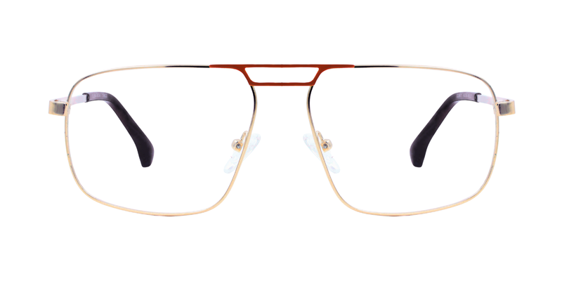 Full Rim Double Bridge Rectangle Classic Eyeglasses