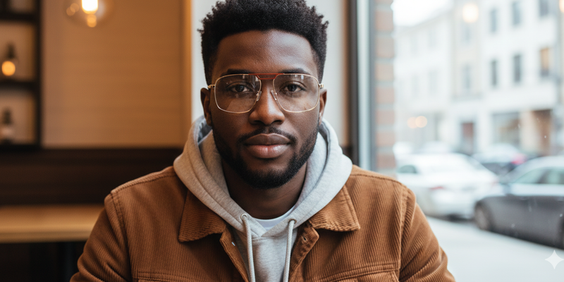 Full Rim Double Bridge Rectangle Classic Eyeglasses