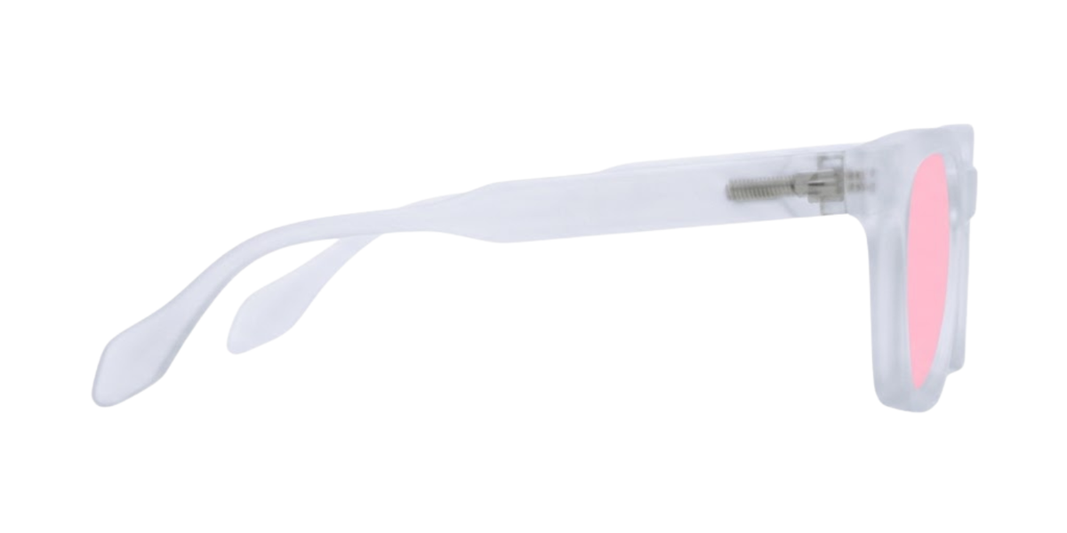 Light Blue Full Rim Rectangle Magneto Eyeglasses