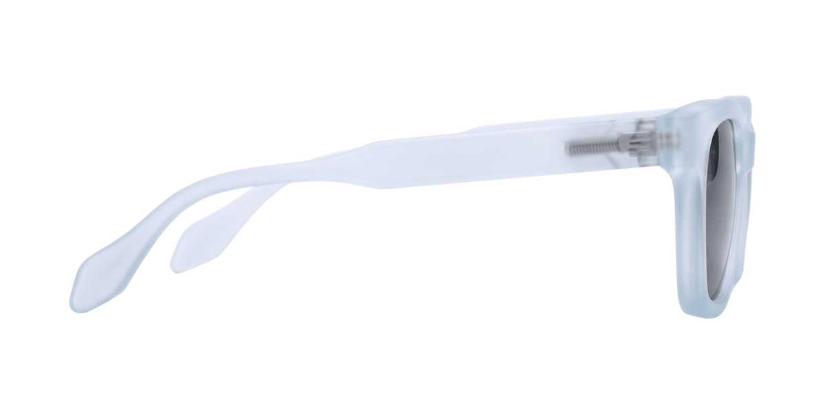 Light Blue Full Rim Square Magneto Eyeglasses