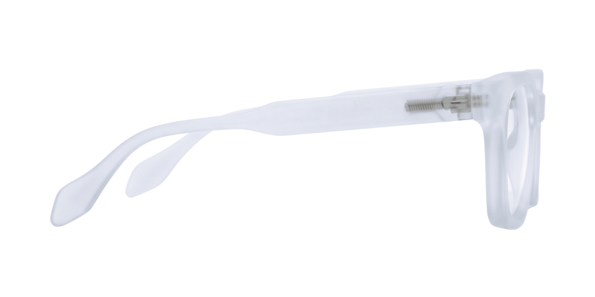 Light Blue Full Rim Rectangle Magneto Eyeglasses