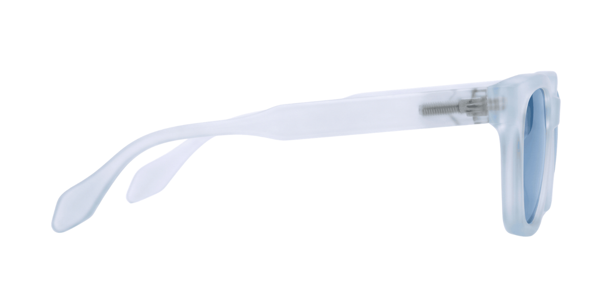 Light Blue Full Rim Square Magneto Eyeglasses
