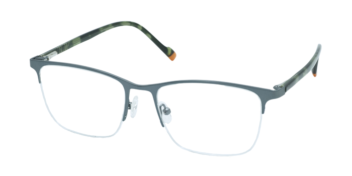Half Rim Rectangle Classic Eyeglasses