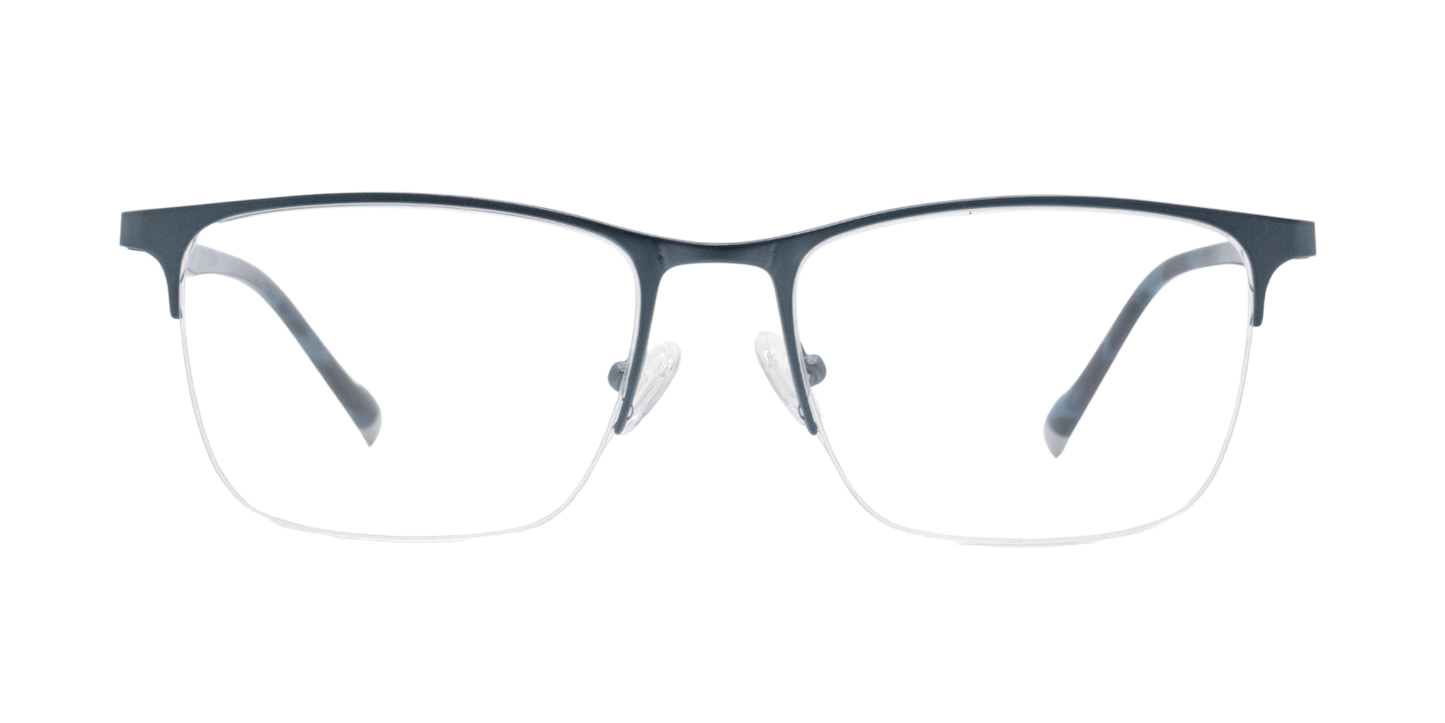 Half Rim Rectangle Classic Eyeglasses