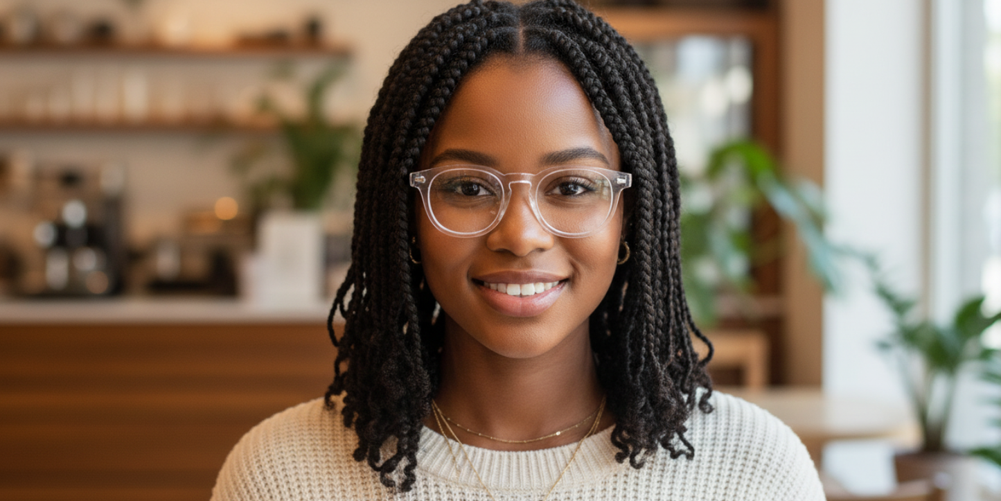 Full Rim Round Premium Eyeglasses