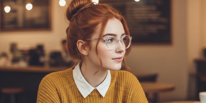 Full Rim Round Premium Eyeglasses