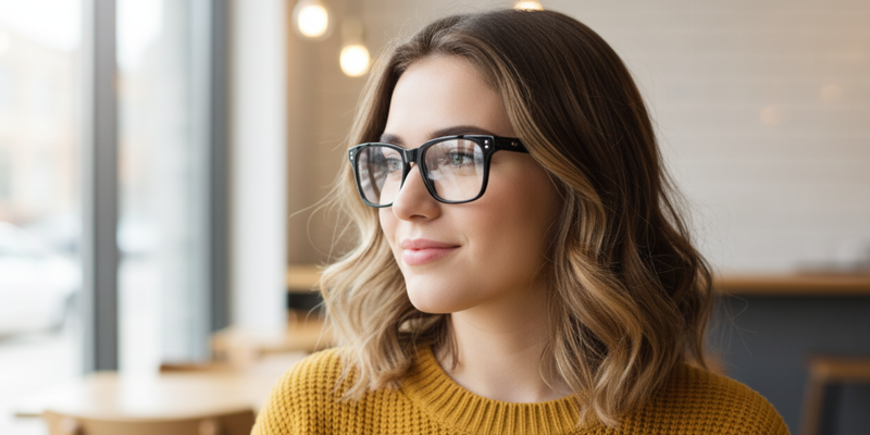 Full Rim Square Premium Eyeglasses