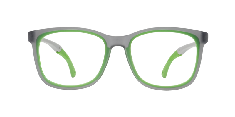 Full Rim Square Eyeglasses With Adjustable Temples