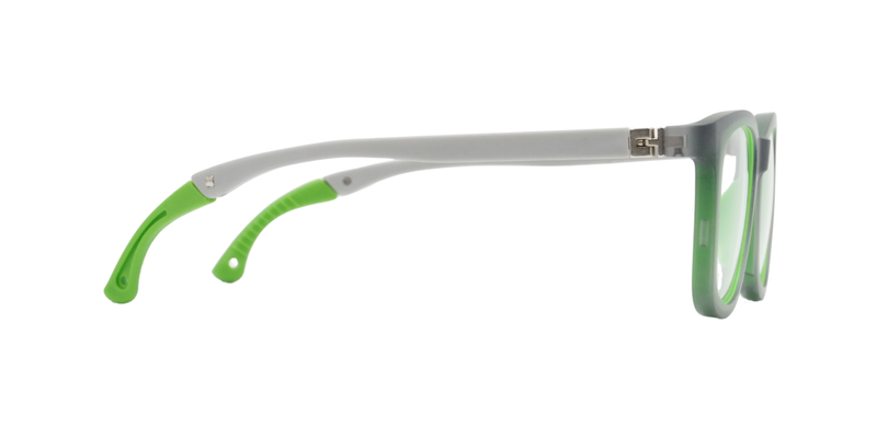 Full Rim Square Eyeglasses With Adjustable Temples