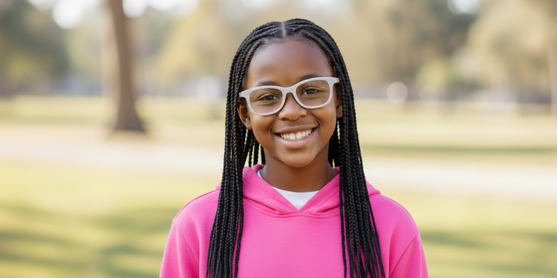 Full Rim Wayfarer Eyeglasses With Adjustable Temples