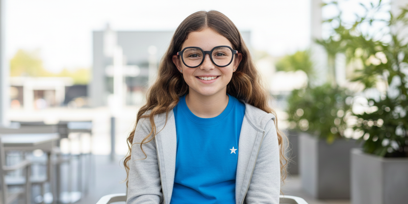Full Rim Cat Eye Eyeglasses With Adjustable Temples