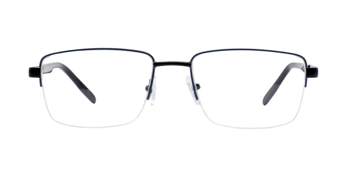 Half Rim Rectangle Classic Eyeglasses