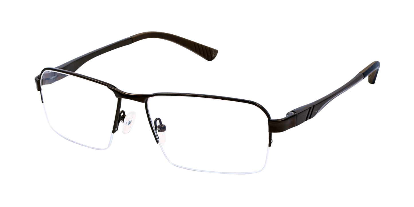 Half Rim Rectangle Classic Eyeglasses