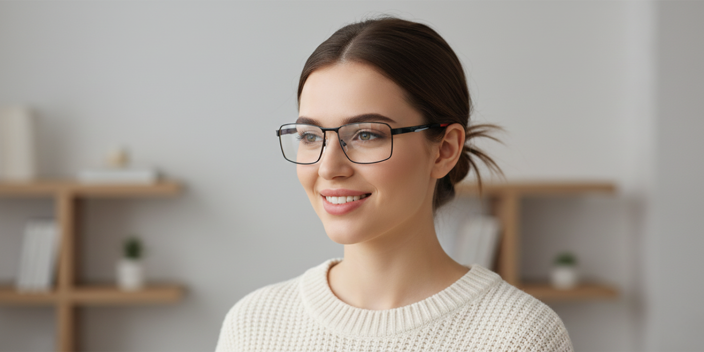 Full Rim Rectangle Classic Sports Eyeglasses