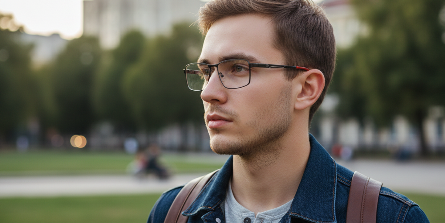 Full Rim Rectangle Classic Sports Eyeglasses