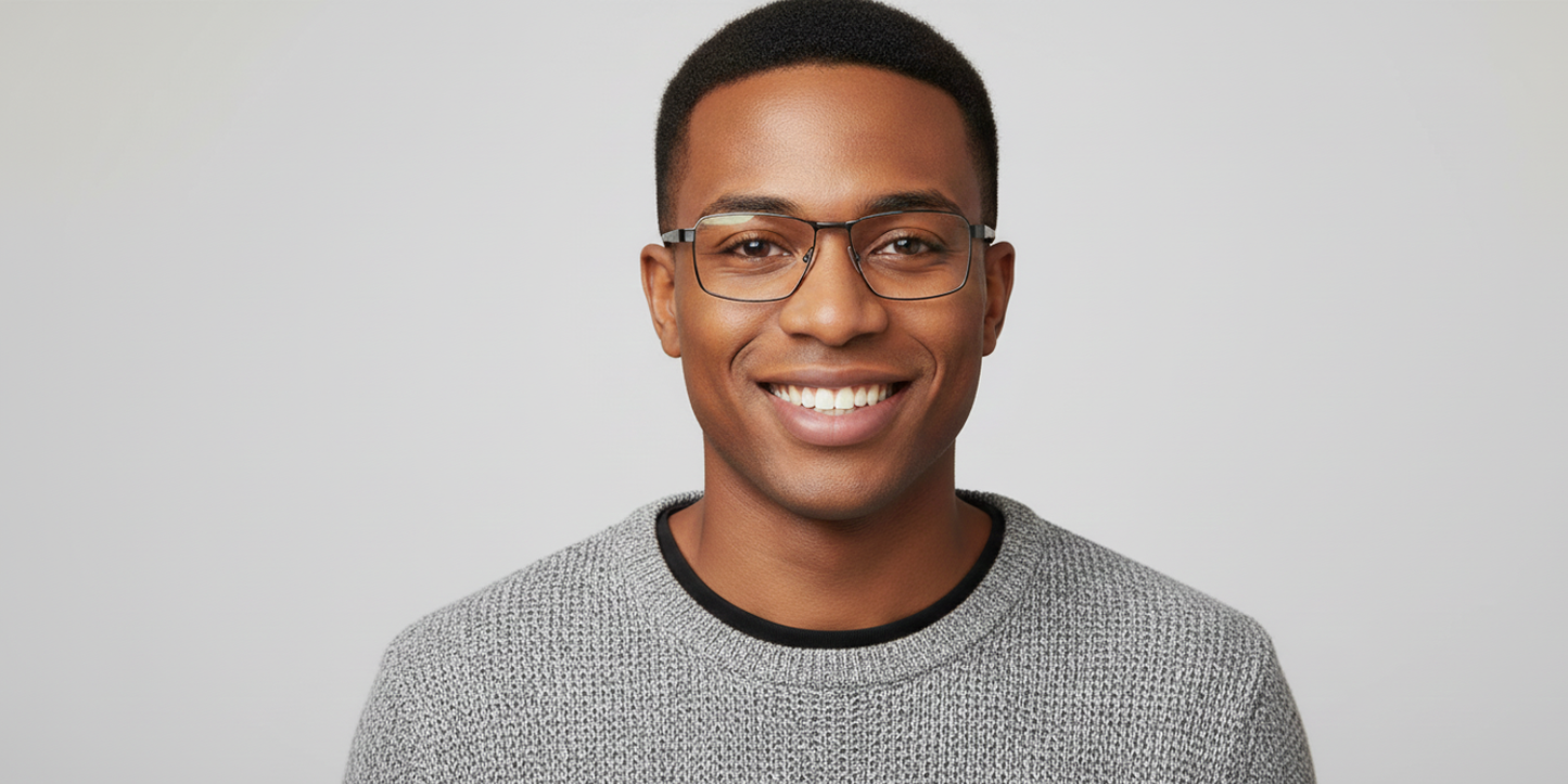 Full Rim Rectangle Classic Sports Eyeglasses