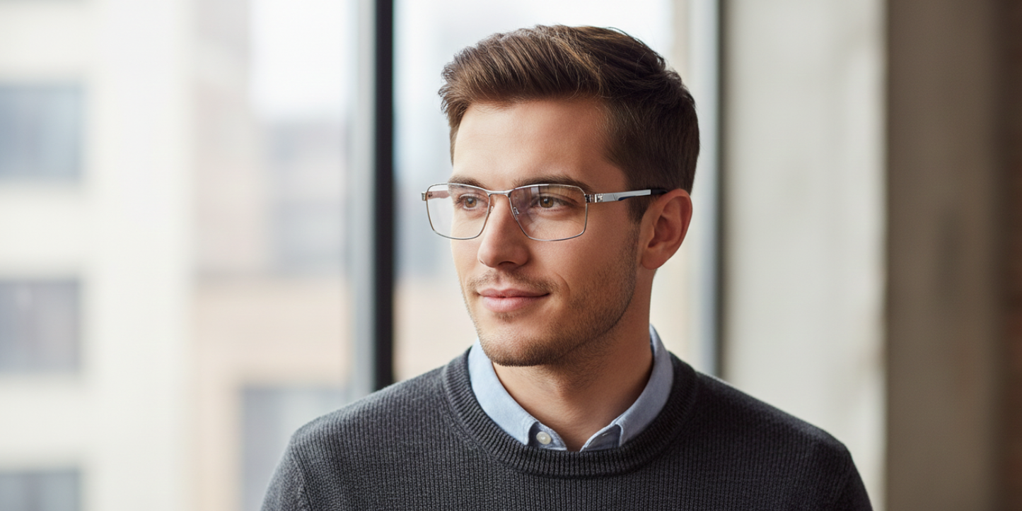 Full Rim Rectangle Classic Sports Eyeglasses