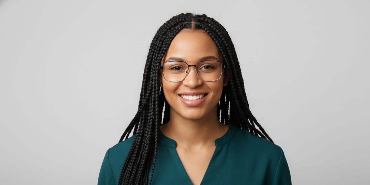 Half Rim Double Bridge Rectangle Classic Sports Eyeglasses