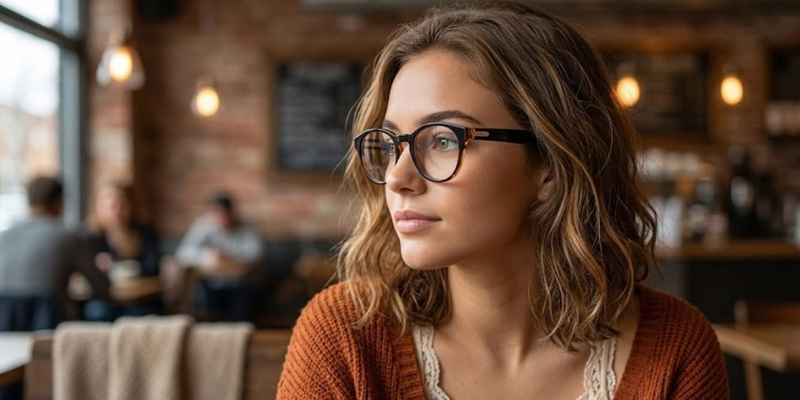 Full Rim Round Premium Eyeglasses
