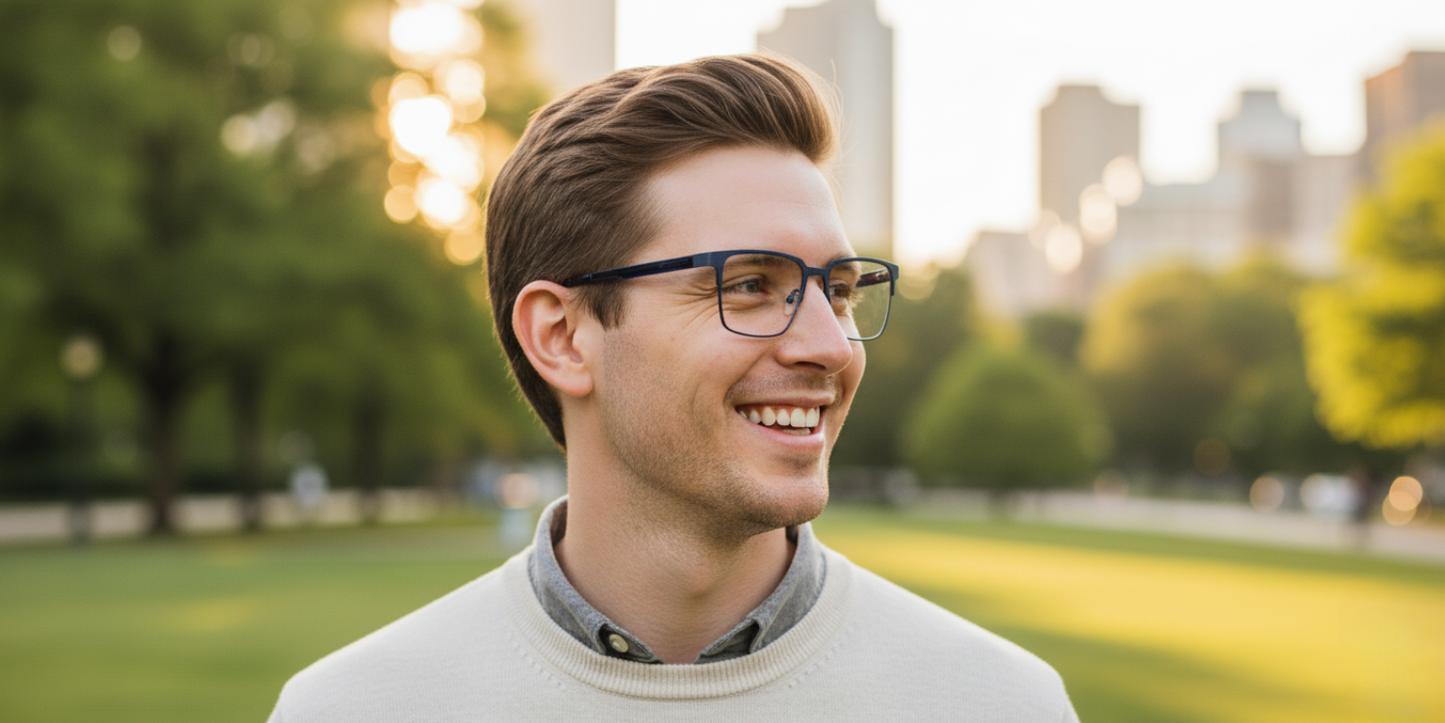 Full Rim Rectangle Classic Eyeglasses
