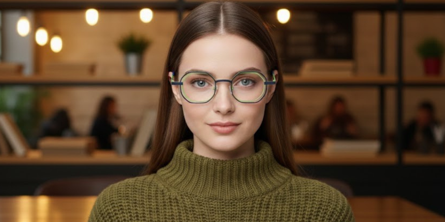 Full Rim Hexagon Classic Eyeglasses