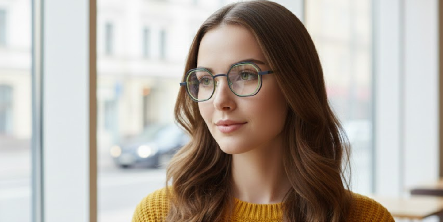 Full Rim Hexagon Classic Eyeglasses