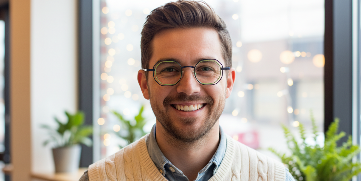 Full Rim Hexagon Classic Eyeglasses