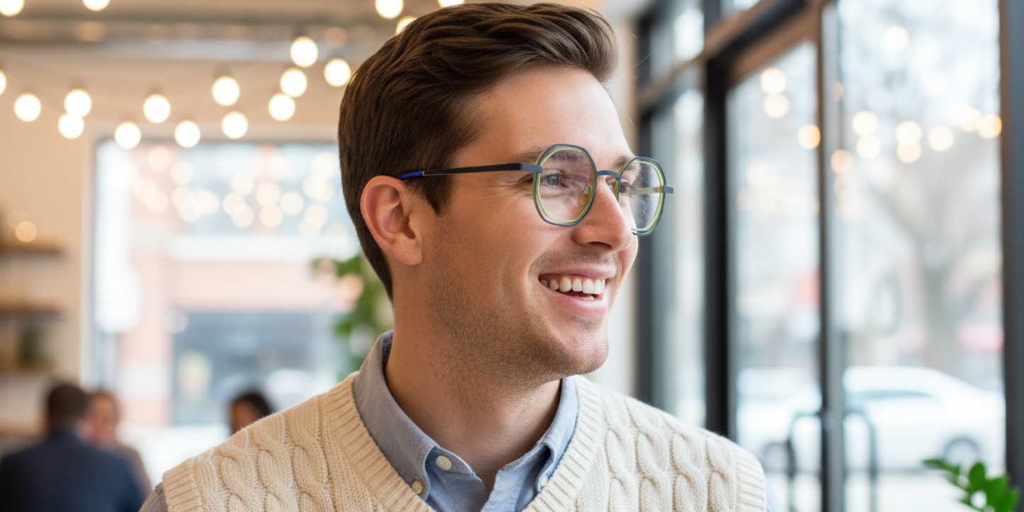 Full Rim Hexagon Classic Eyeglasses