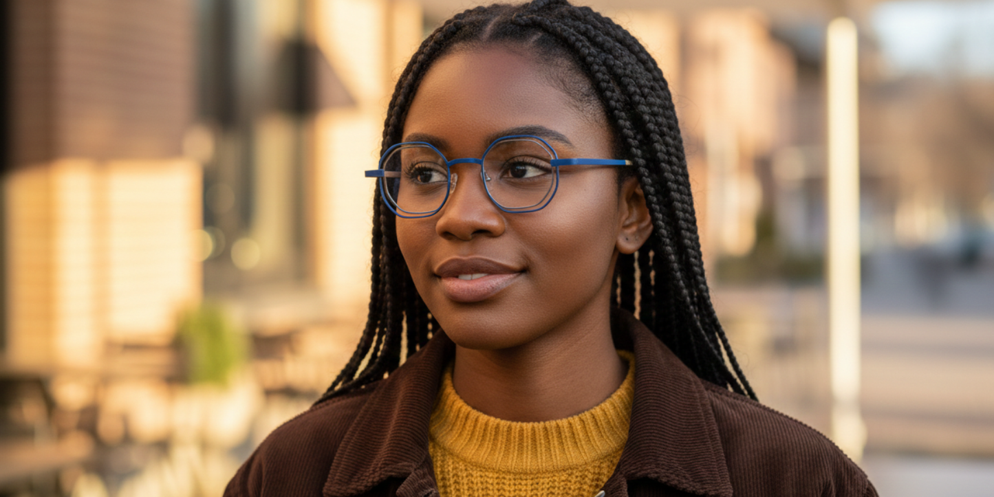 Full Rim Hexagon Classic Eyeglasses