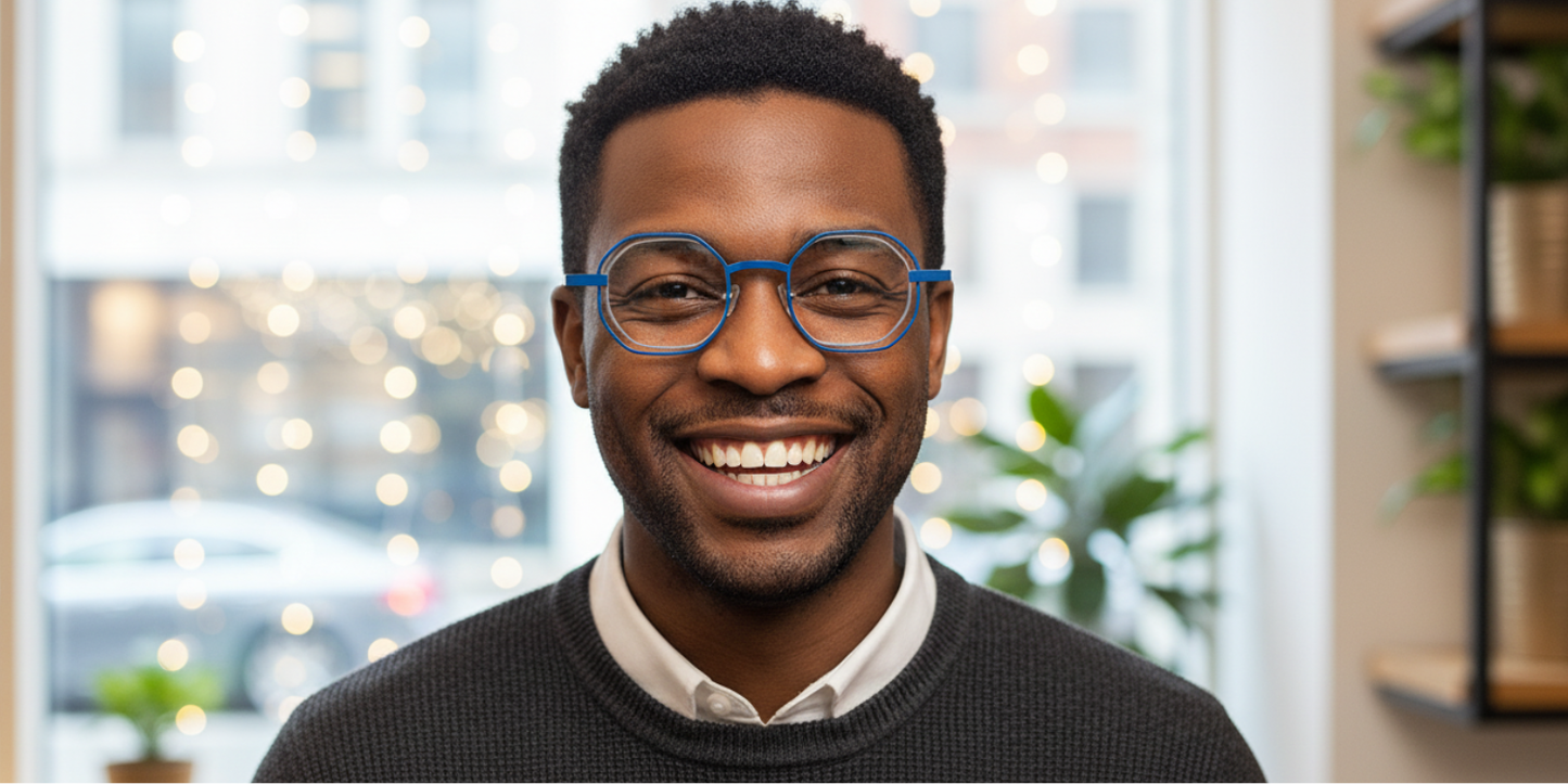 Full Rim Hexagon Classic Eyeglasses