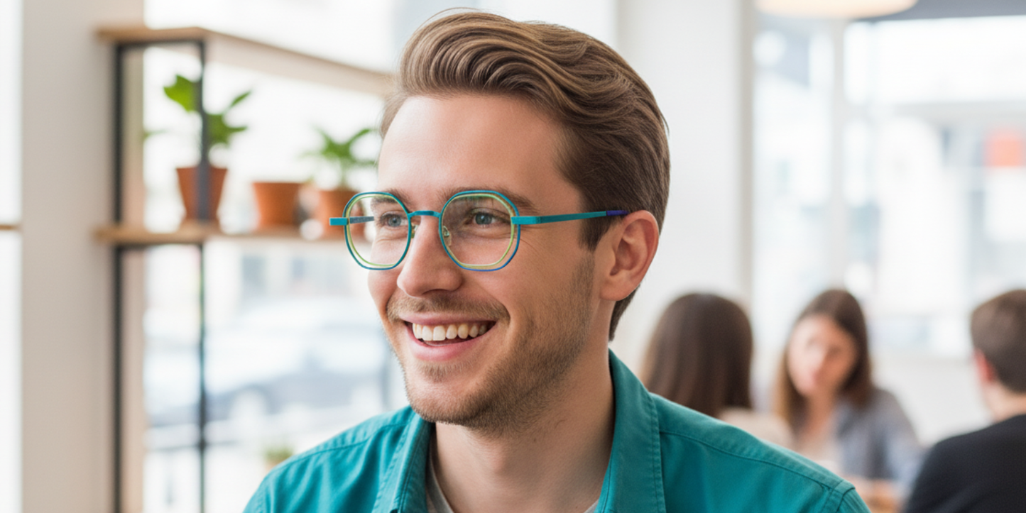Full Rim Hexagon Classic Eyeglasses