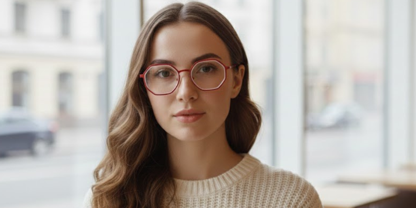 Full Rim Hexagon Classic Eyeglasses