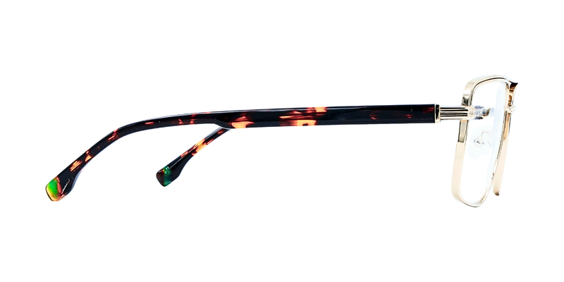Full Rim Double Bridge Rectangle Classic Eyeglasses