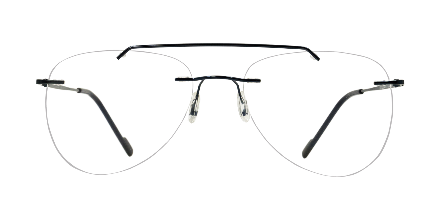 Rimless Aviator Classic Eyeglasses